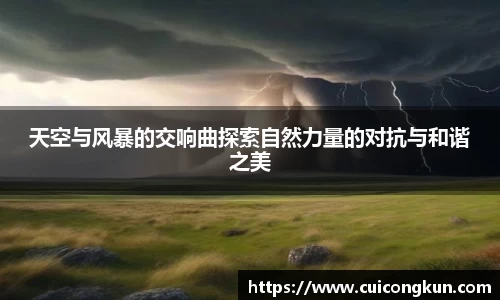 天空与风暴的交响曲探索自然力量的对抗与和谐之美